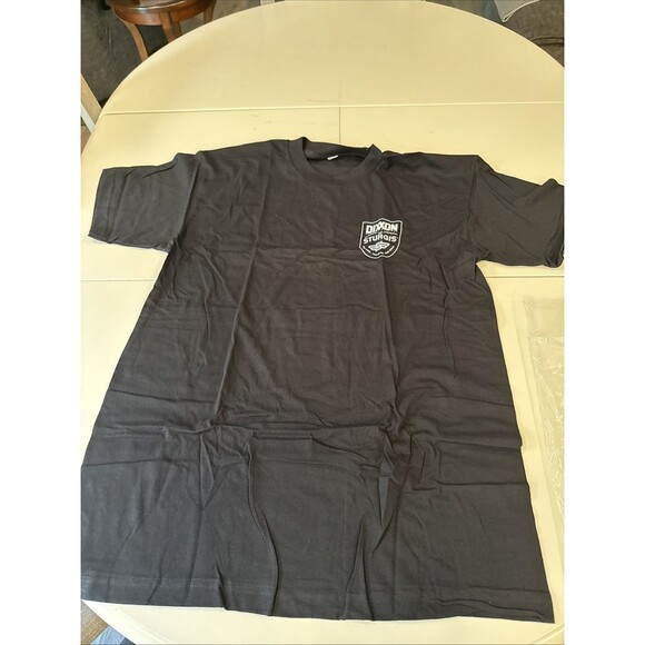 Dixxon Tee Shirt Mens Size L Black Ride Roar Rally Badge Sturgis New - Picture 1 of 6